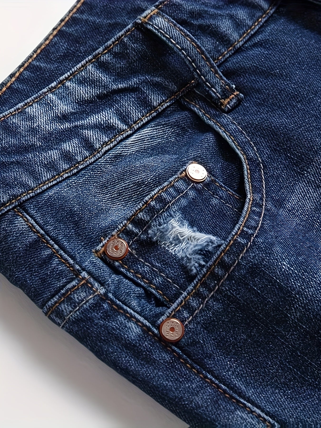 KEEVOOM Men'S Light Blue Washed Gradient Denim Shorts - Summer Casual Slim-Fit Shorts for Outdoor Sports & Trendy Daily Outfits