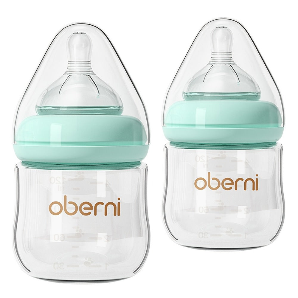 Baby Bottle - Anti-Colic Glass Oberni 4Oz