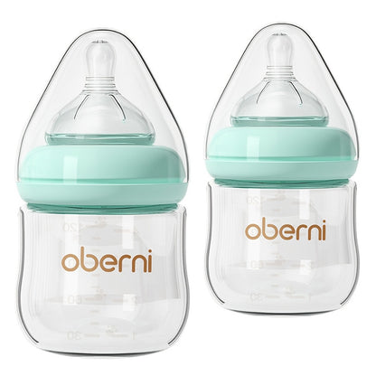 Baby Bottle - Anti-Colic Glass Oberni 4Oz