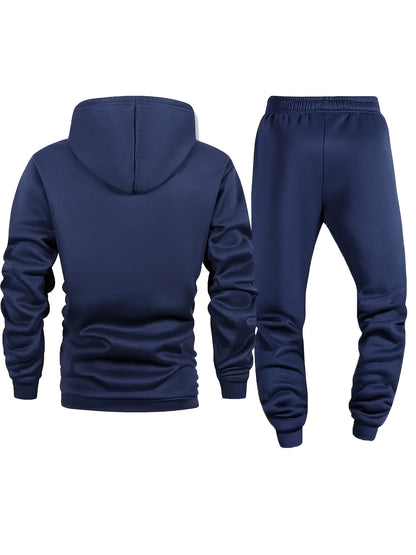 6pcs Men's Sportswear And Pants Set, Fashionable Street Style City Name Printed Sportswear for Autumn And Winter Outdoor Fitness Jogging Casual Wear, Soft, Warm And Comfortable Hooded Shirt And Pants|Men's Set
