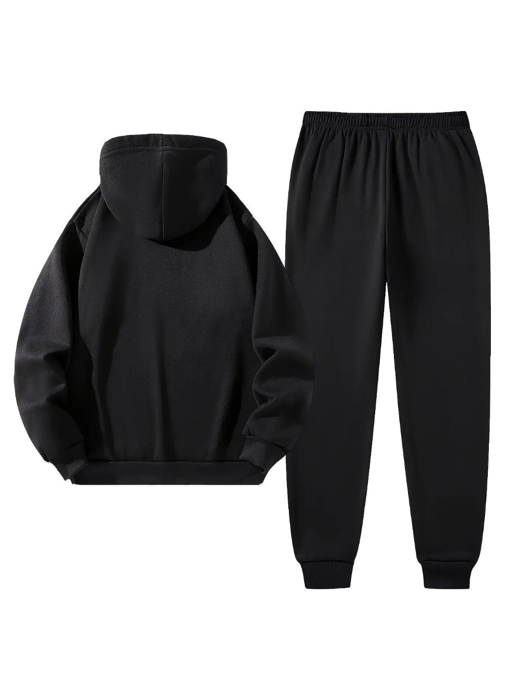 Men's Tracksuit Jacket and Pants Set - Coordinated Cold-Weather Urban Edition