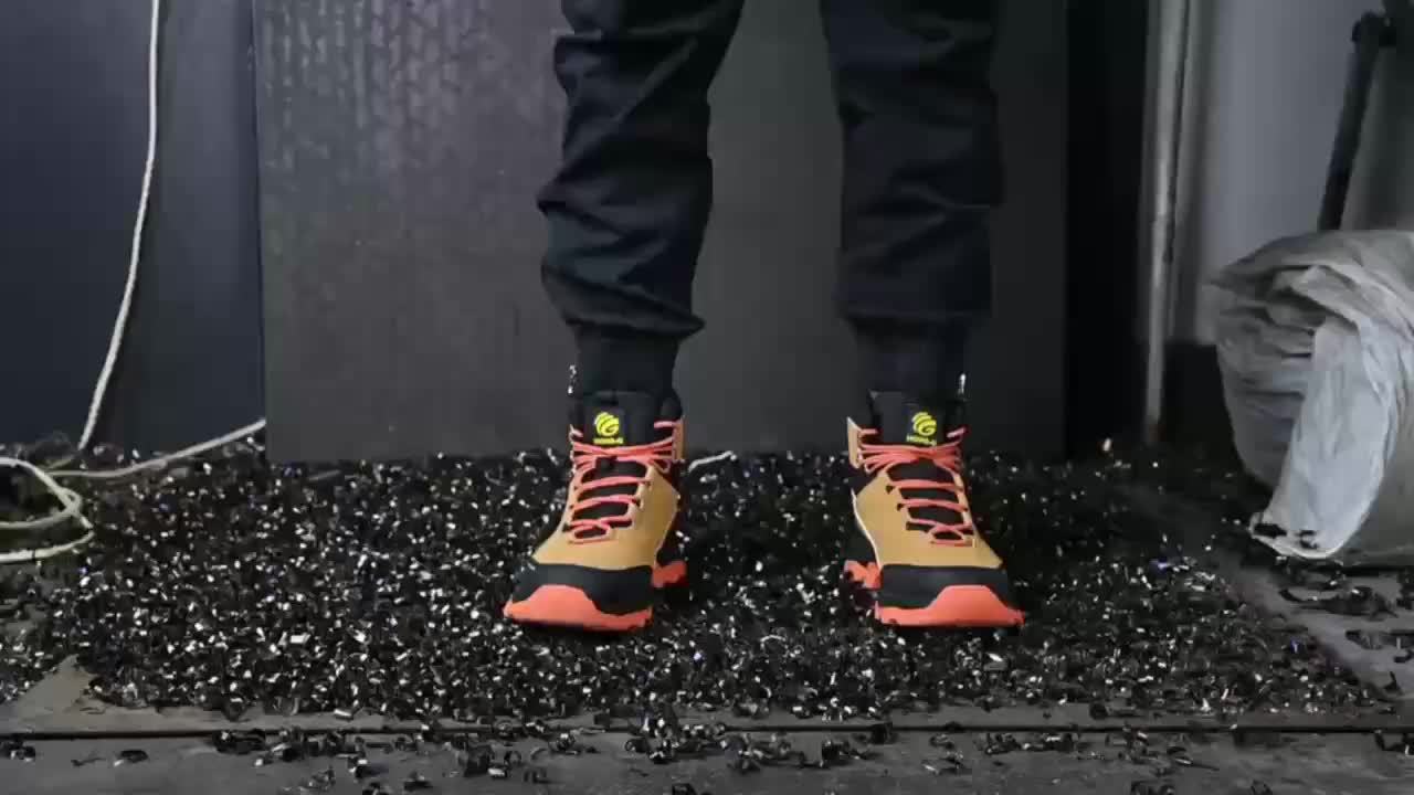 Men's Work Safety Boots - High Top Design, Steel Toe Protection - Anti Smash, Anti Puncture, Anti Slip And Wear-resistant Rubber Sole - Suitable for Construction | Factory | Daily - Warehouse Shoes | Modern Work Shoes | Outdoor Laborers