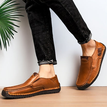 Men's Loafers & Flats - Breathable Mesh Slip-On for Outdoor & Travel 153701