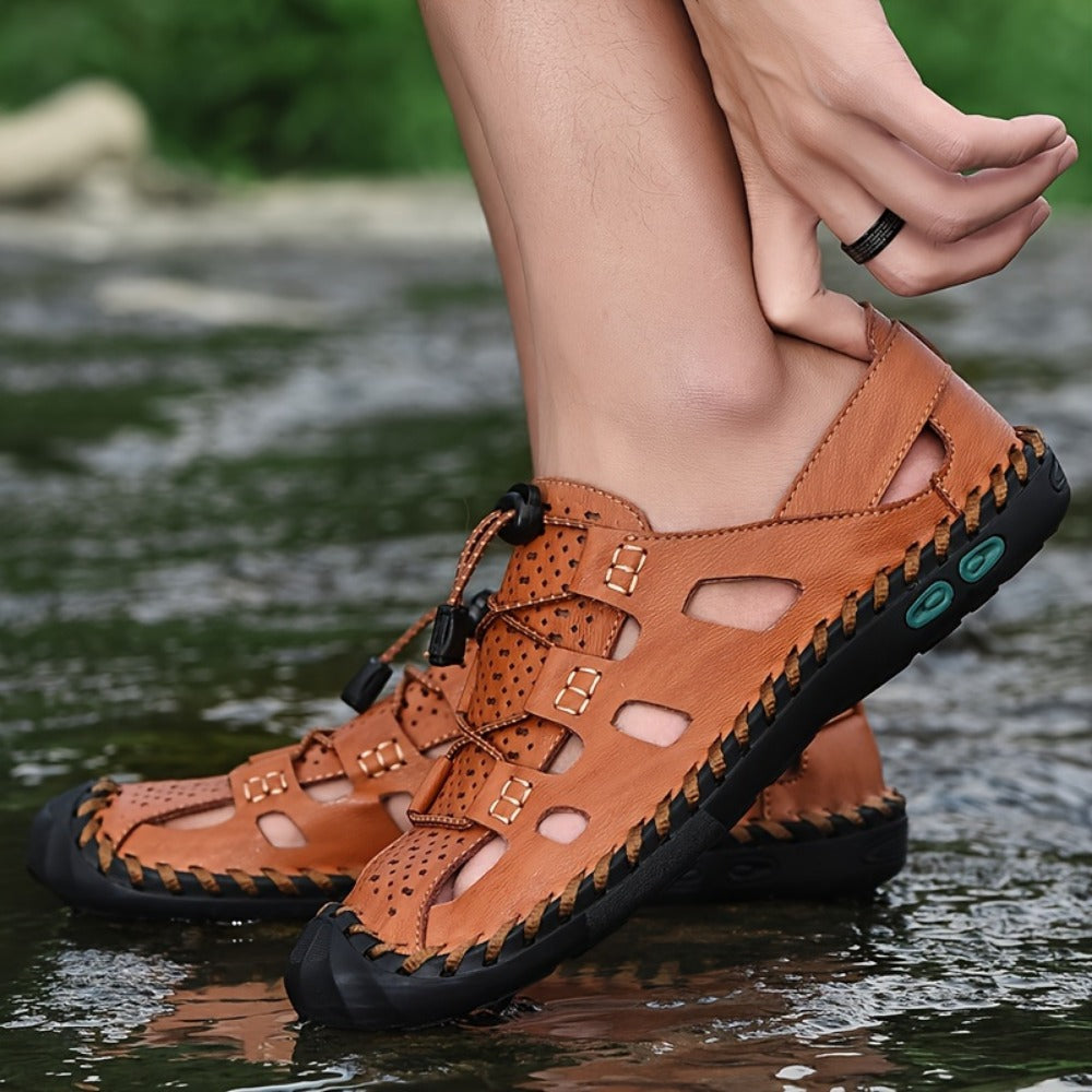 Men's Sneakers - Breathable Mesh Non-Slip Sole for Beach & Water 203429