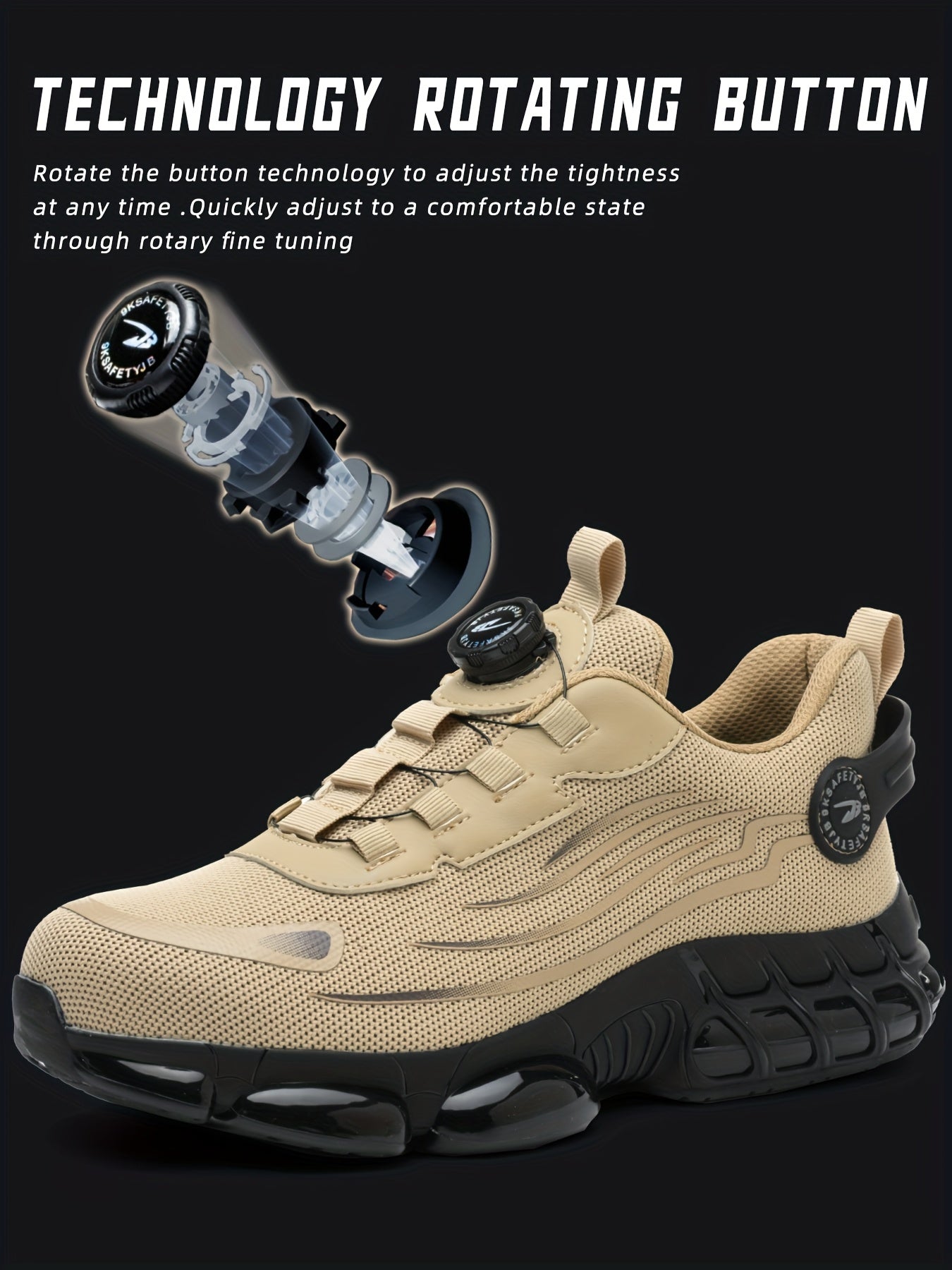 The Buttons Are Lightweight, Breathable, Anti-crush And Puncture-resistant To The Shoes