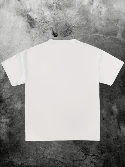 Men's Outdoor Style Casual I'm Retired, Five O'Clock Pattern Letter Print T-Shirt Everywhere, PLUS SIZE