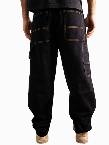 Men's Jeans West Coast Street Dance Skateboard Pants Men's Street Loose Hip Hop Oldschool Denim Pants