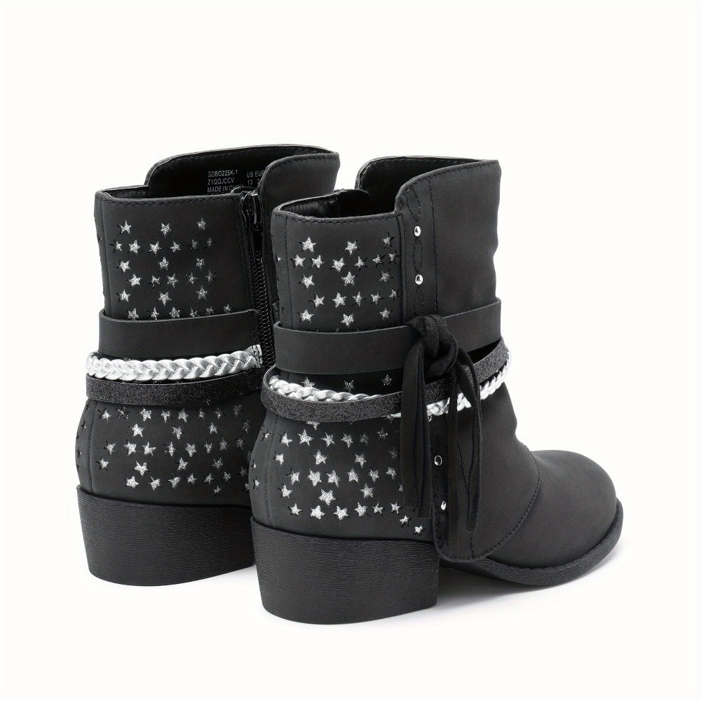 Girls Boots - Non-Slip Sole & Slip-On 735653