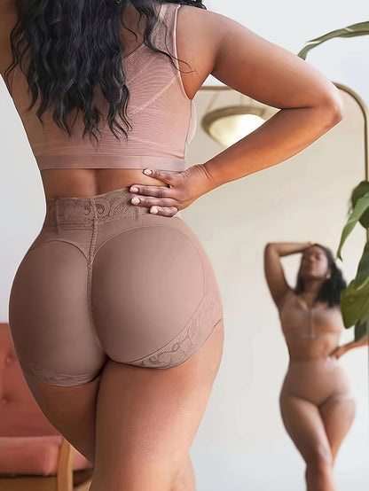Shapewear Designed to Lift And Shape The Buttocks, Featuring Lace And Non-Slip Gel for a Flattering Silhouette.