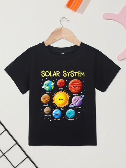 Boys' Solar System T-Shirt - Planet Graphic