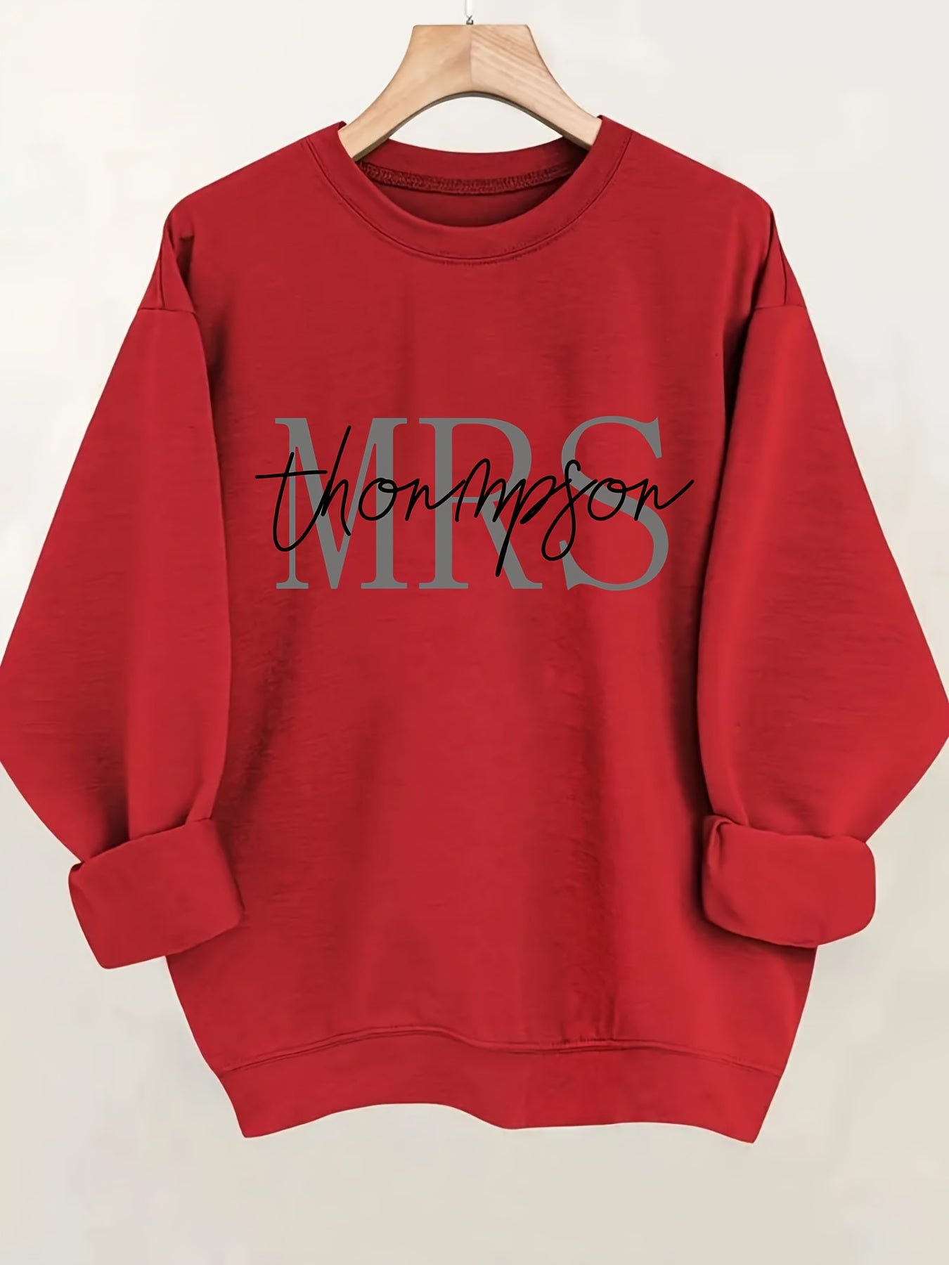 Customized Ladies' And Ladies' Pattern Hoodie - Round Neck Pullover, Casual Long Sleeved Round Neck Hoodie, Machine Washable Daily Comfortable Style, Soft Clothing, Autumn And Winter Sportswear, Seasonal Clothing