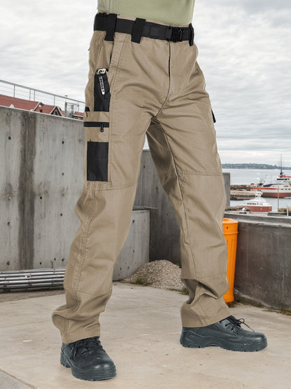 2Pack Men'S Utility Cargo Pants, Lightweight Tactical Workwear, Stretch Ripstop