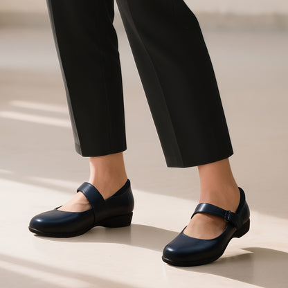 Ladies' Ballet Flats with Ankle Straps, Ideal for Office Wear And Formal Occasions, Providing Comfort And Style., Women Shoes