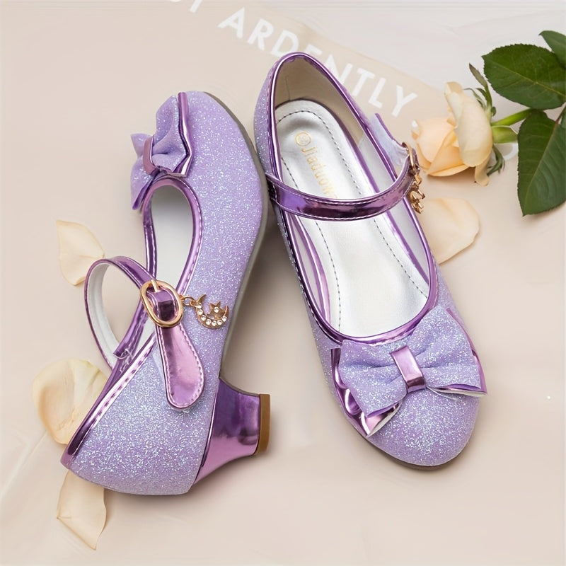 Girls Dress Mary Jane Ballet Flats Low Heels Princess Shoes