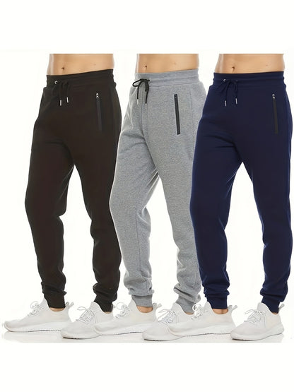 Men's Jogger Pants - Drawstring Waist With Pockets Workwear Style