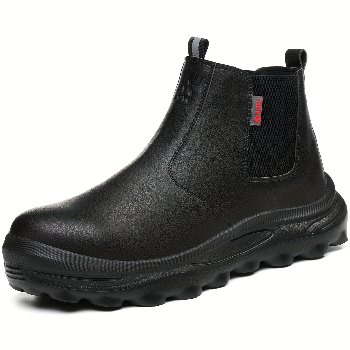 Men'S Work Shoes, All-Season Labor Shoes, Work Boots, Comfortable Fabric Insoles, Casual Outdoor Sneakers, Construction Boots