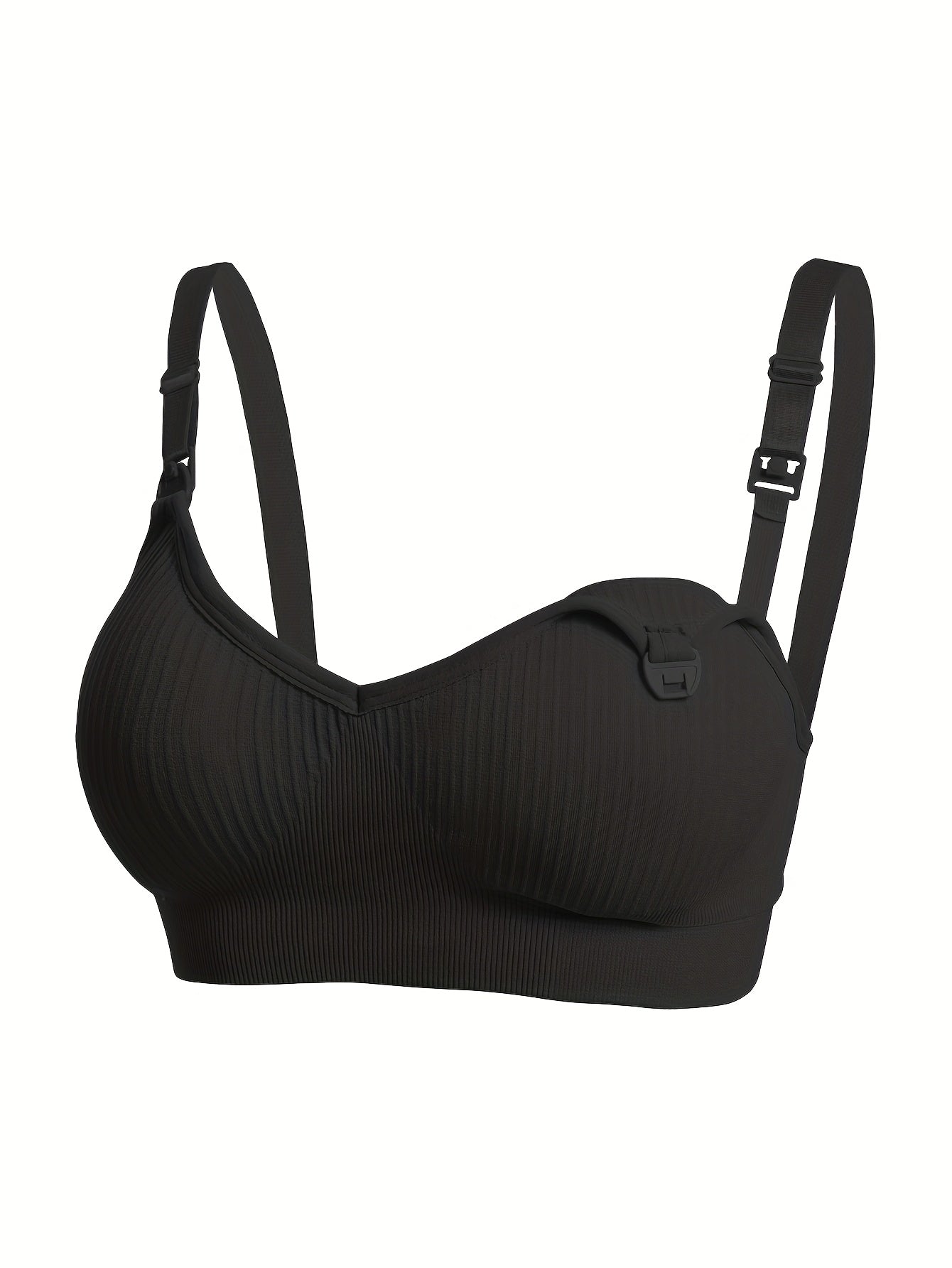 3 pcs of Pregnant Women Breastfeeding Underwear Breastfeeding Bra Open-Button Multi-Color Bra for Postpartum Comfort During Pregnancy