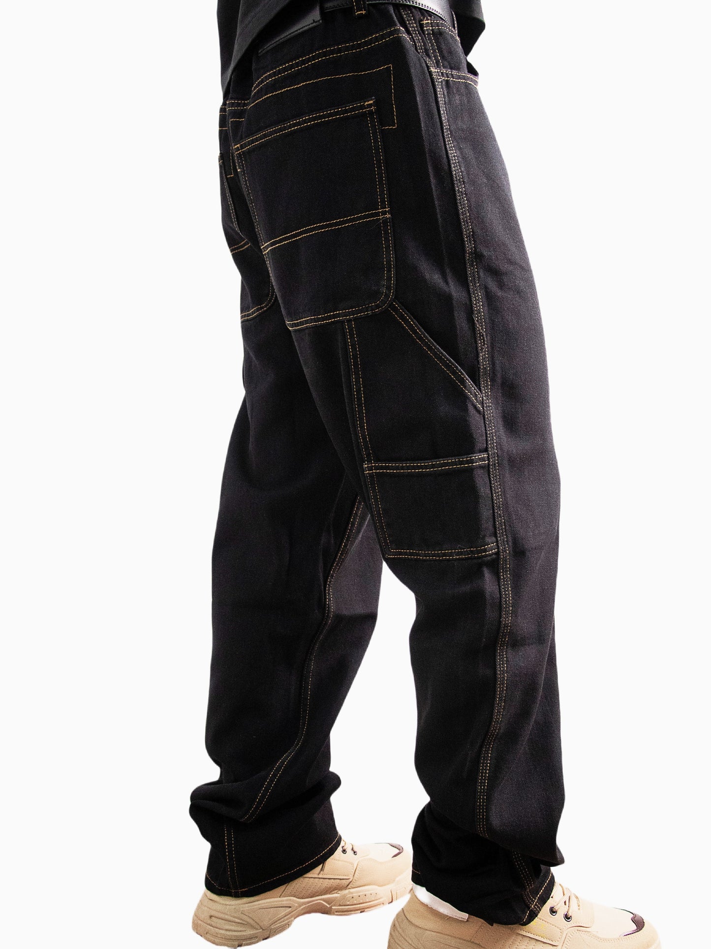 Men's Jeans West Coast Street Dance Skateboard Pants Men's Street Loose Hip Hop Oldschool Denim Pants