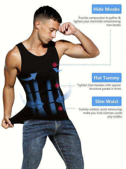 Men's Solid Color Tank Top - Sleeveless 311781