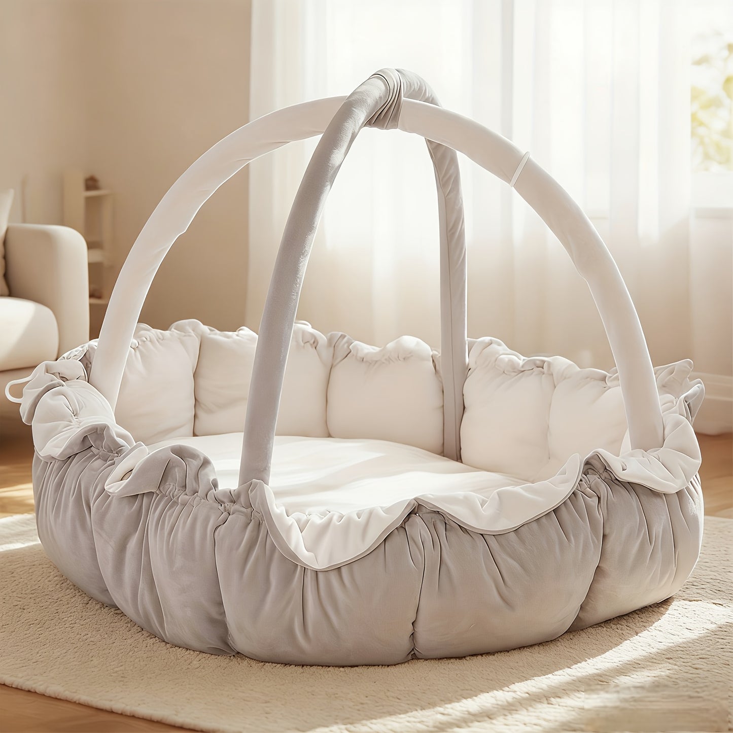 Baby Play Gym - 5-in-1 Thick Plush Mats