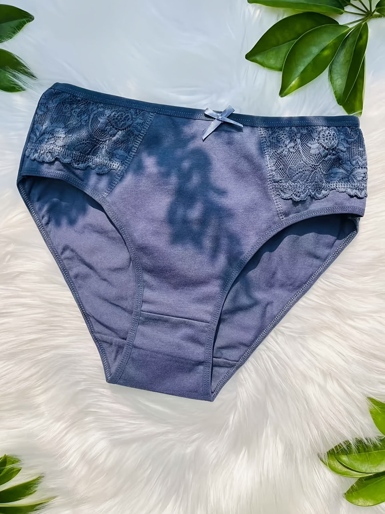 Women's Mixed colors Lace Floral High-Waist Underwear - product view 14
