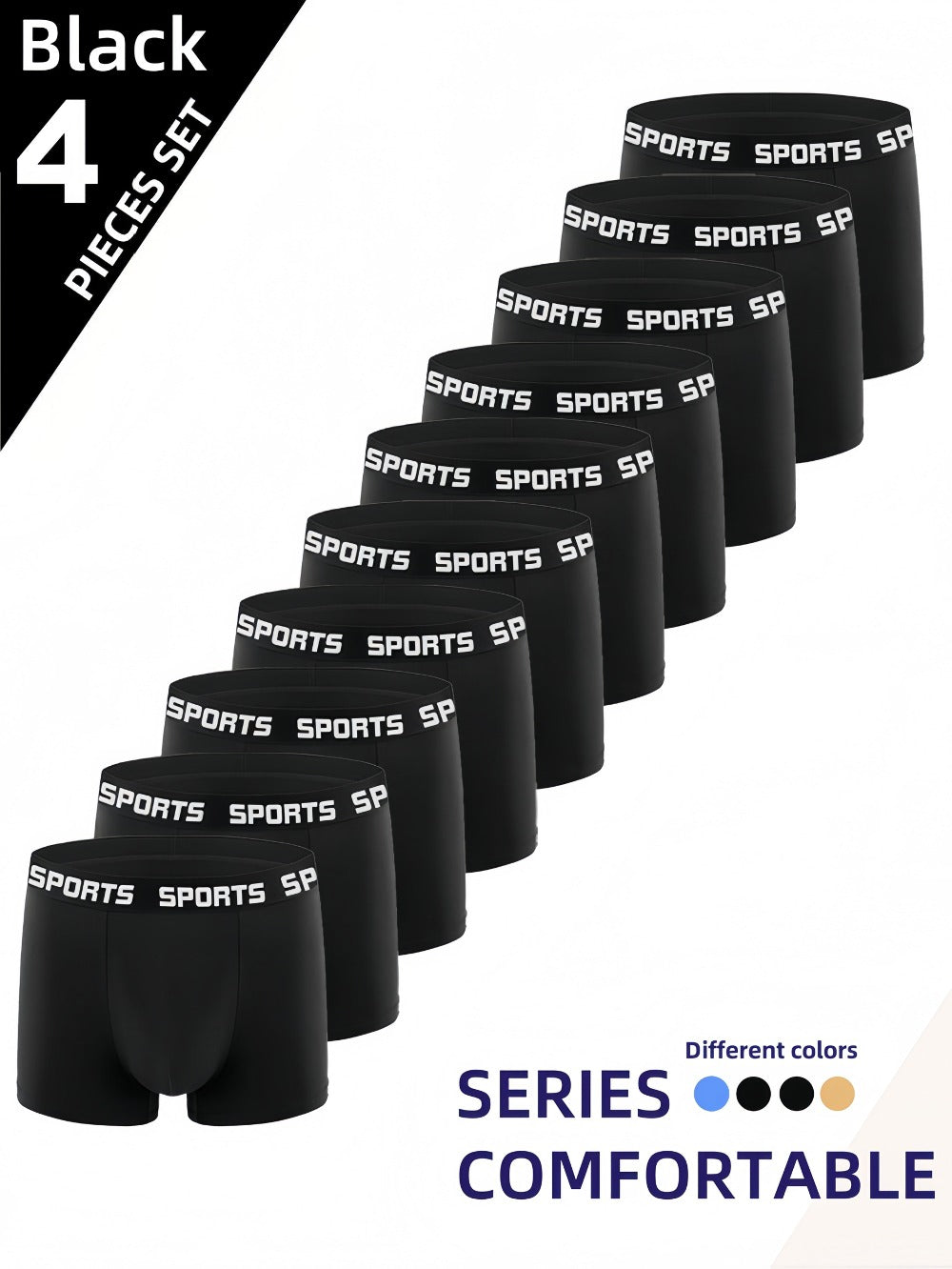 Men's Boxer Briefs - Versatile 4