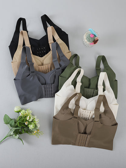 Women's Mixed colors Knit V-Neck Bra - product view 8