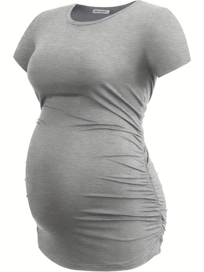 Set of 4 Short Sleeve Maternity Tops for Expecting Mothers