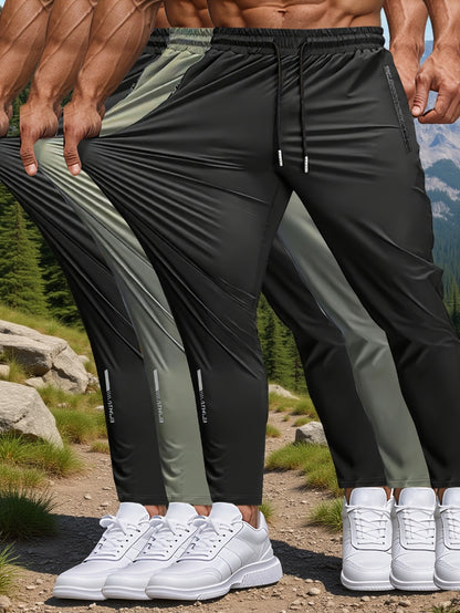 Men's Sports Running Gym Workout Pants Lightweight Quick Dry Hiking Pants