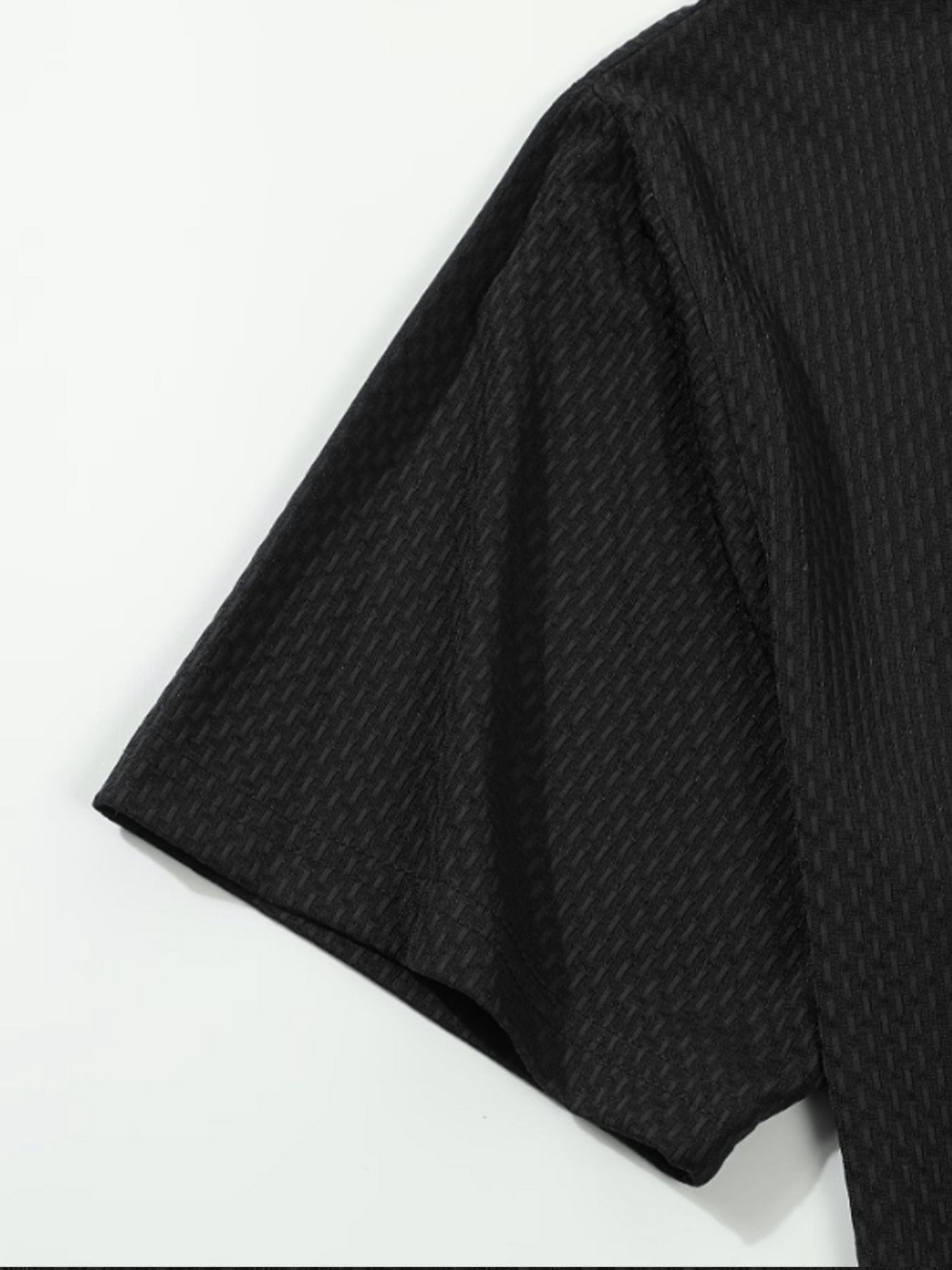 Men's Black Short-Sleeve Shirt - product view 10