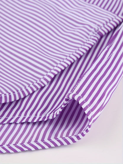 2025 New Men'S French Shirt Double-Barrel Sleeve Business Formal with Premium Cufflinks, Wedding Banquet Office Elegant Slim Fit