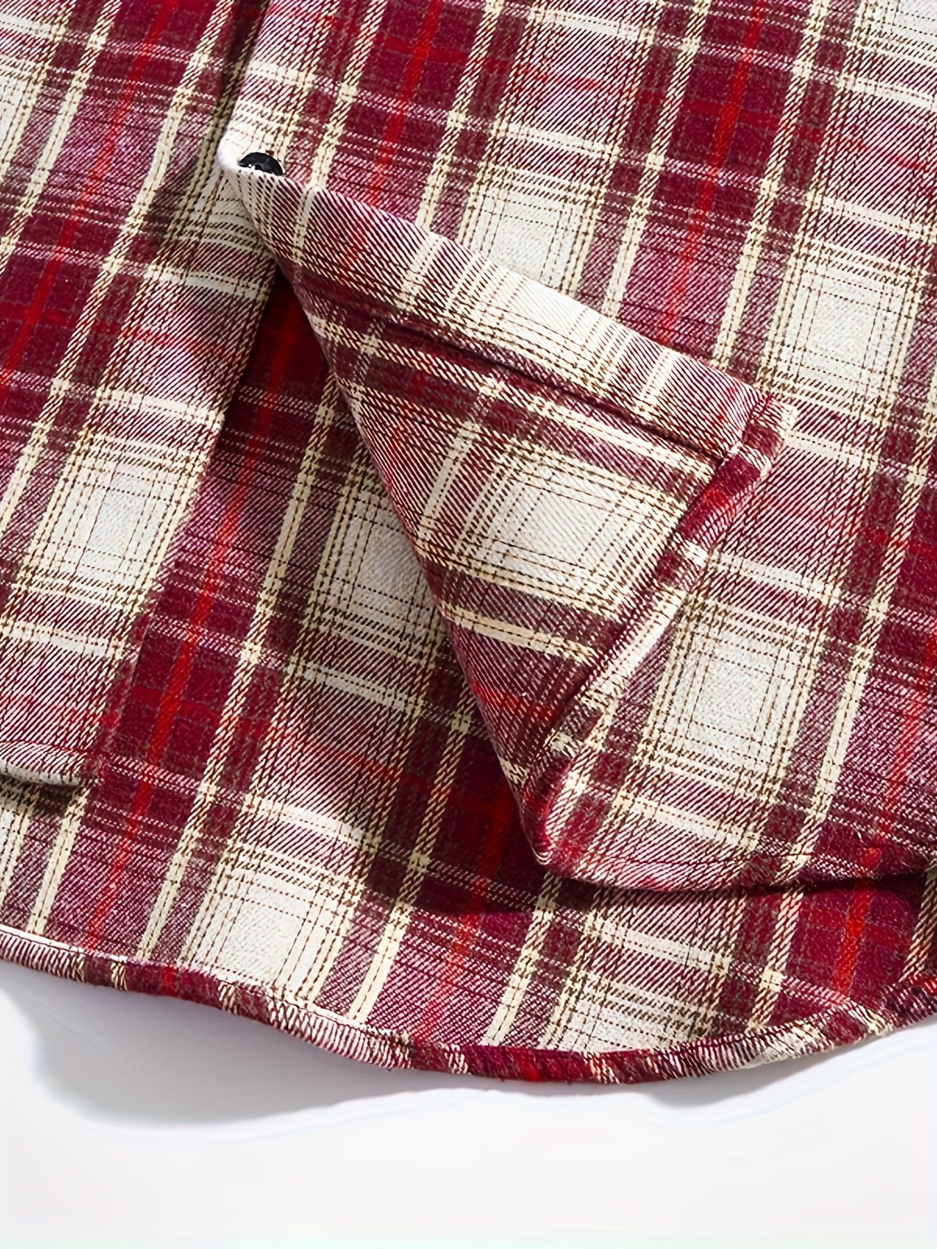 Red+Black+Yellow Rayon Shirt - product view 12