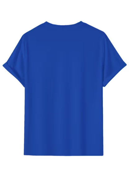 Men's Year-Round Loose Fit Cotton T-Shirt Suitable for St. Patrick's Day, Easter & Horse-Themed Events - Breathable Short Sleeve Round Neck Casual Shirt, Machine Washable Holiday Gift for, Year of the Horse