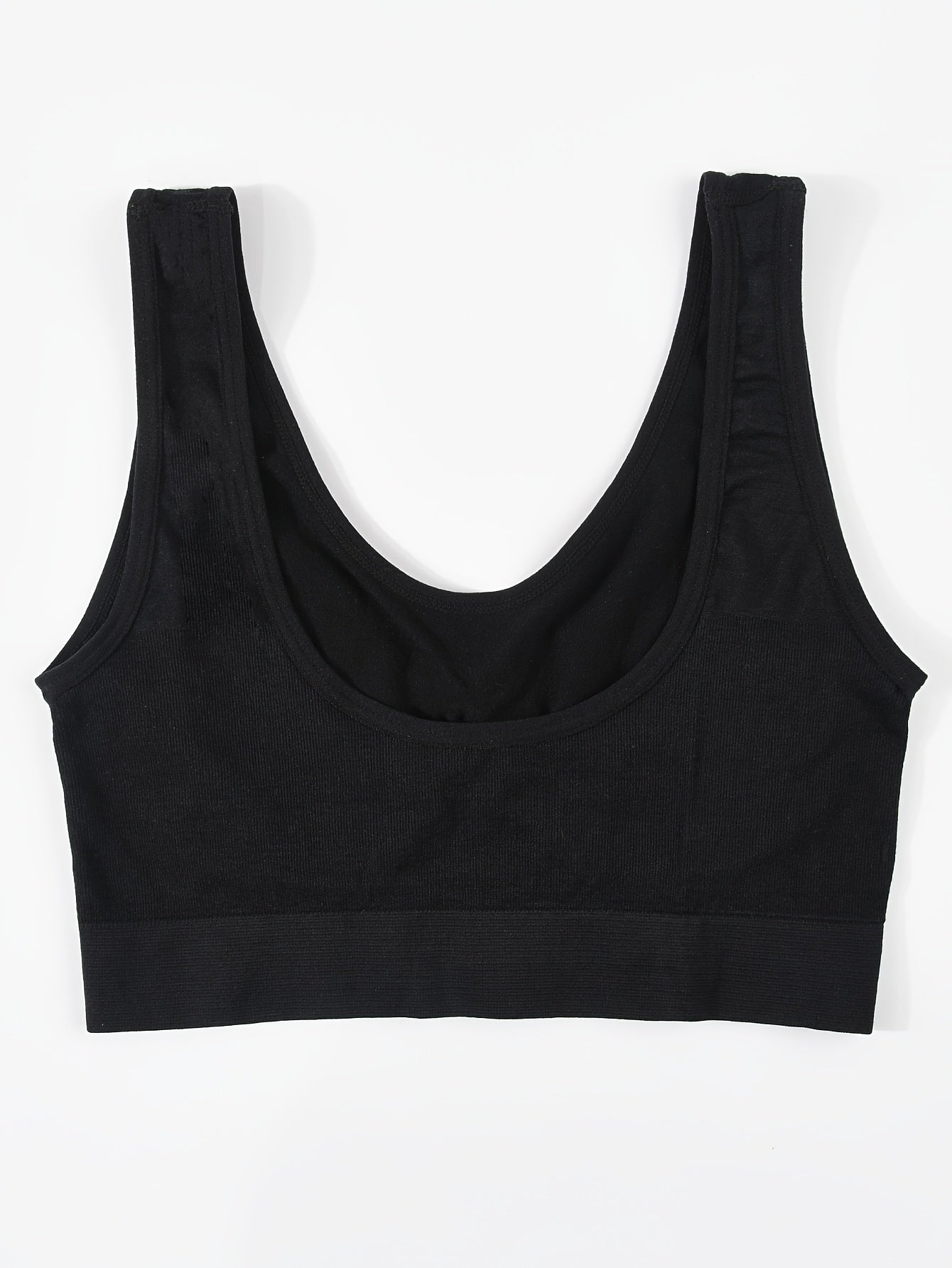 12pcs Set Of Women'S Non Padded Underwear, Comfortable Single-layer Seamless Sports Bra, Women'S Yoga Vest Style Underwear