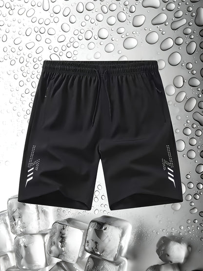 SEt Of 4 Men's Shorts, Casual Quick-Dry Fabric Shorts for Men, Versatile Sports Pants for Summer Activities.