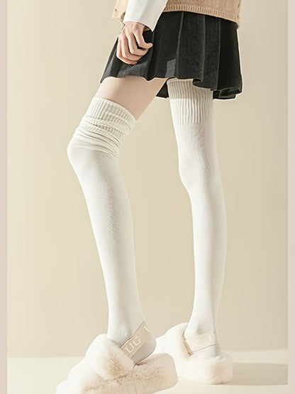 2026 New Style 5 Pairs Spring Summer Over The Knee Socks Soft Anti Slip High Thigh Socks Suitable for Cycling Travel Outdoor Activities Unisex
