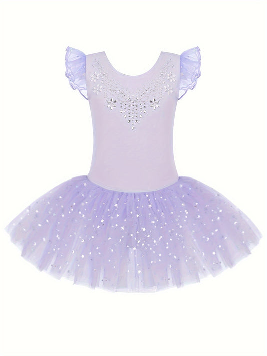Girls' Casual Dress – Sizes 4-5Y–11-12Y – Purple option – main product image