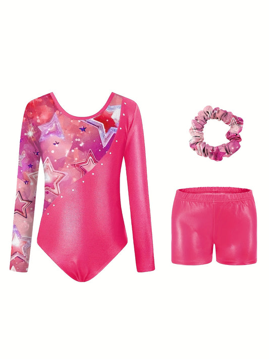Girls' Casual Outfit Set - Long Sleeve 7237 – Blue option – main product image