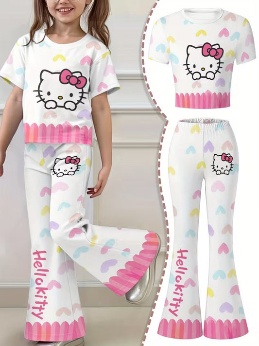 Girls' Casual Outfit Set - Short Sleeve – main product image