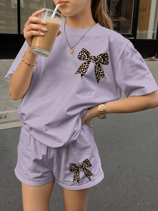 Girls' Casual Outfit Set - Short Sleeve Summer 4549 – main product image