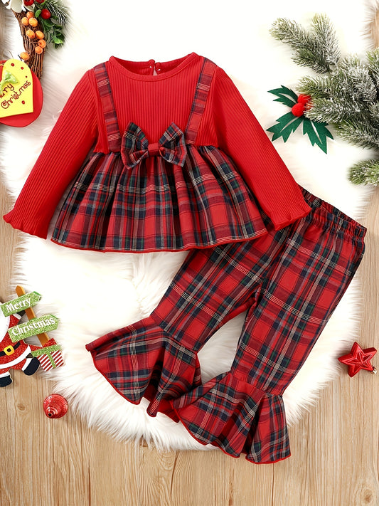 Girls' Casual Outfit Set - Winter – Black option – main product image
