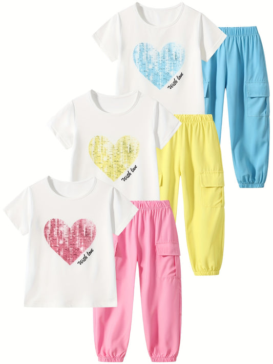 Girls' Casual Pants - Short Sleeve Summer – main product image
