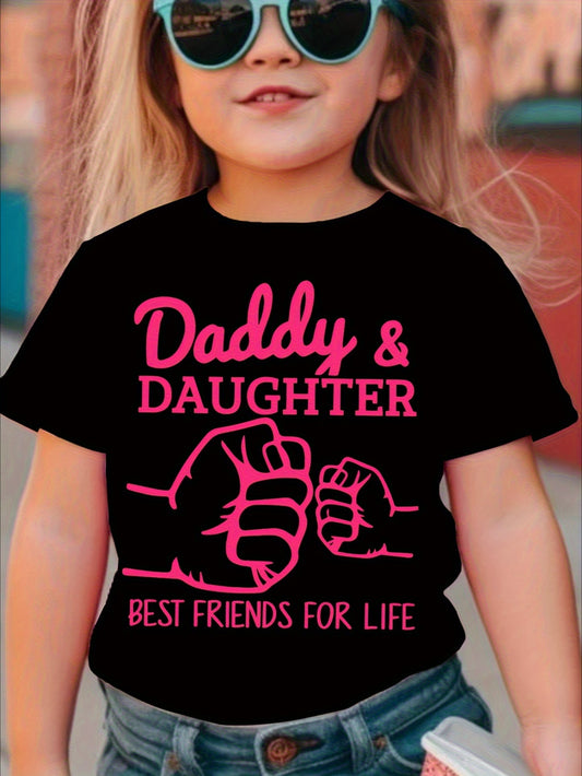 Girls' Graphic T-Shirt – Black option – main product image