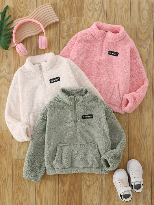 Girls' Hoodie – Girls' Casual Outerwear - Long Sleeve Fall – main product image