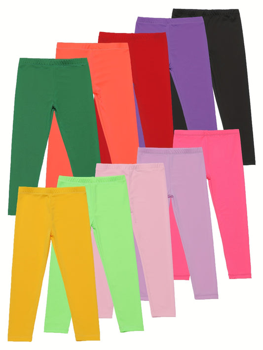 Girls' Leggings – Girls' Solid Color Pants - Fall 7269 – main product image