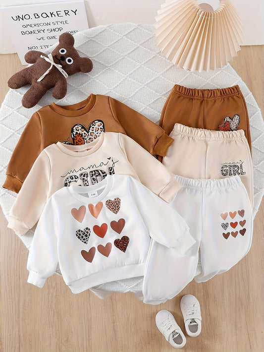 Girls' Leopard Hoodie & Pants Set - 6-Piece – main product image