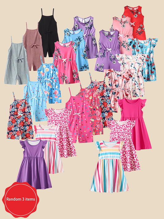 Girls' Mixed Casual Outfit Set - 3-Piece – main product image