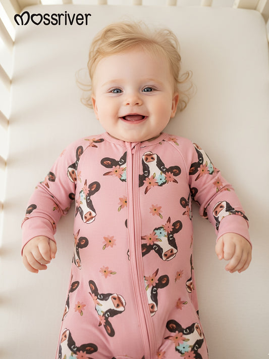 Girls' Pajama Set – Baby Girl Cartoon Sleepwear – main product image