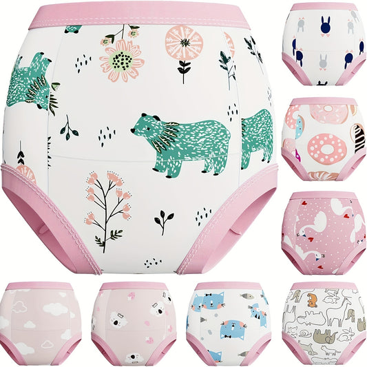 Girls' Reusable Training Pants - Everyday Comfort – pink option – main product image