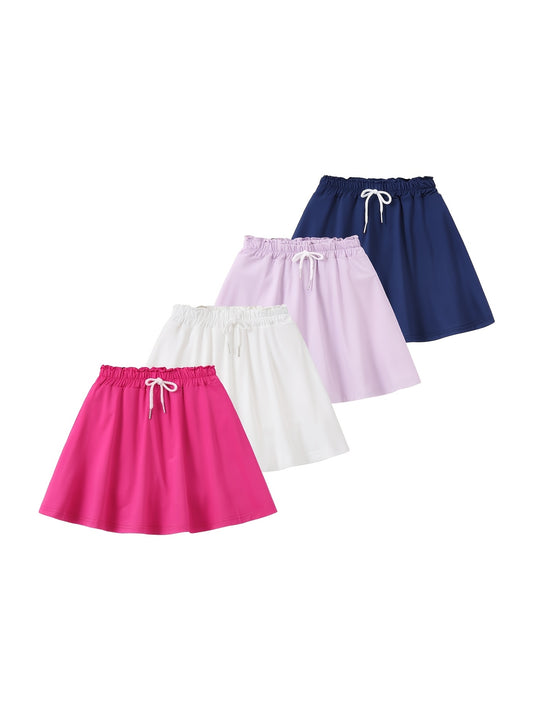 Girls' Solid Color Shorts - Summer – main product image